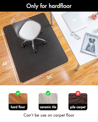 Classic Office Chair Mat for Hardwood Floor Under