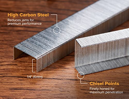high-quality Bostitch Office high-quality Standard Staples, 1/4" Length, High-Carbon Collection